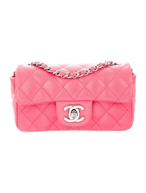 chanel classic mini flap pink crossbody bag|chanel crossbody bag price.